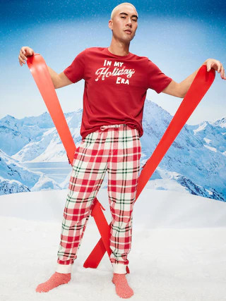 Flannel Pajama Joggers for Men | Old Navy (US)