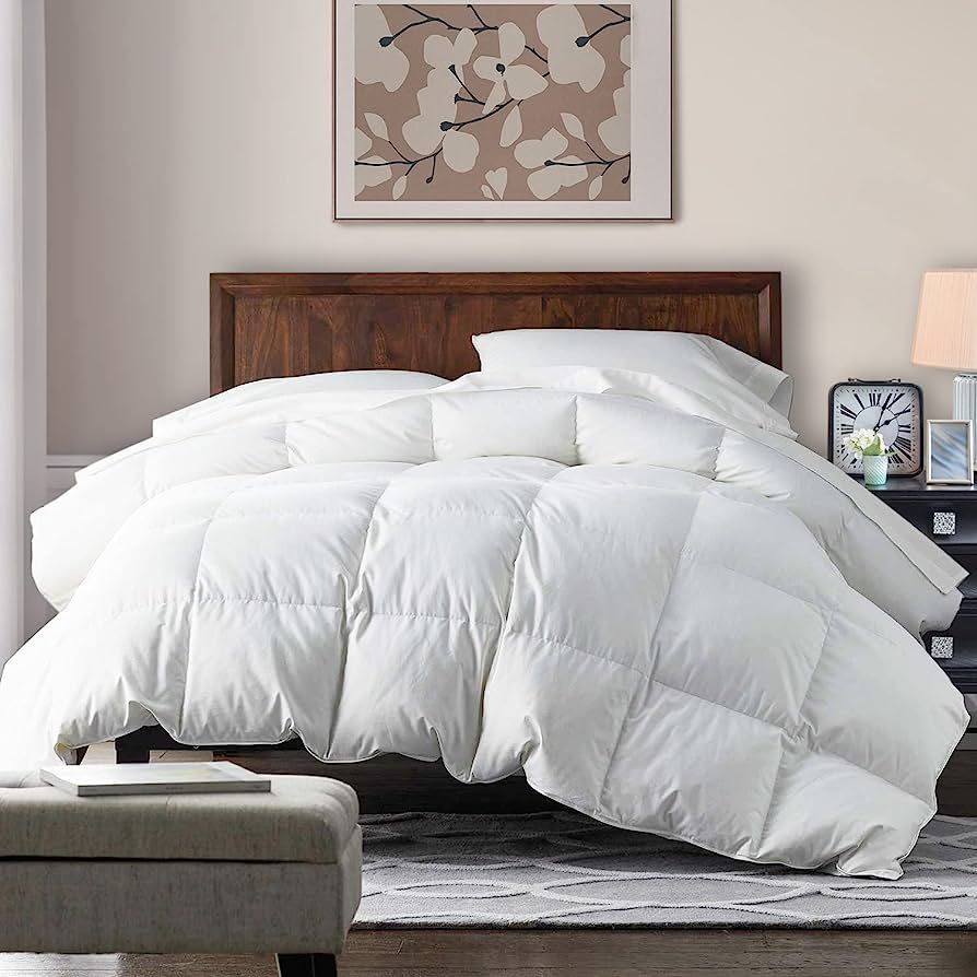 Hotel Collection Feathers & Down Comforter King Size | All Season Down Duvet Insert | Luxurious 7... | Amazon (US)