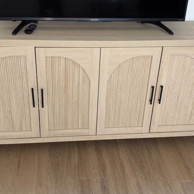 Eilisha Modern Reeded Sideboard with Arched Doors | Wayfair North America