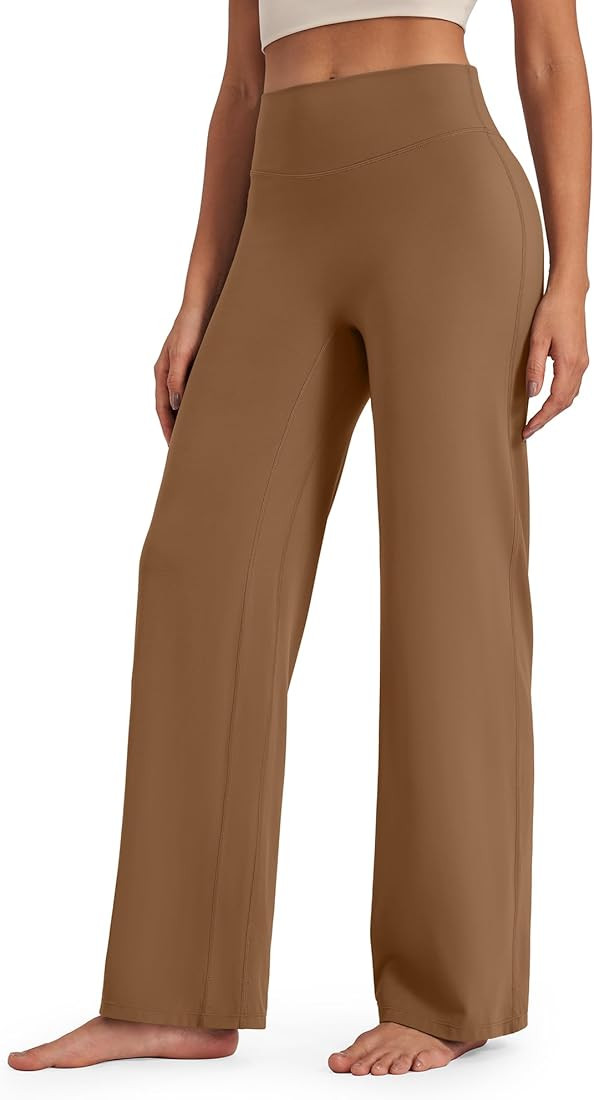 G4Free Barefeel Wide Leg Pants for Women High Waisted Loose Casual Dress Work Yoga Pants 29"/31"/... | Amazon (US)