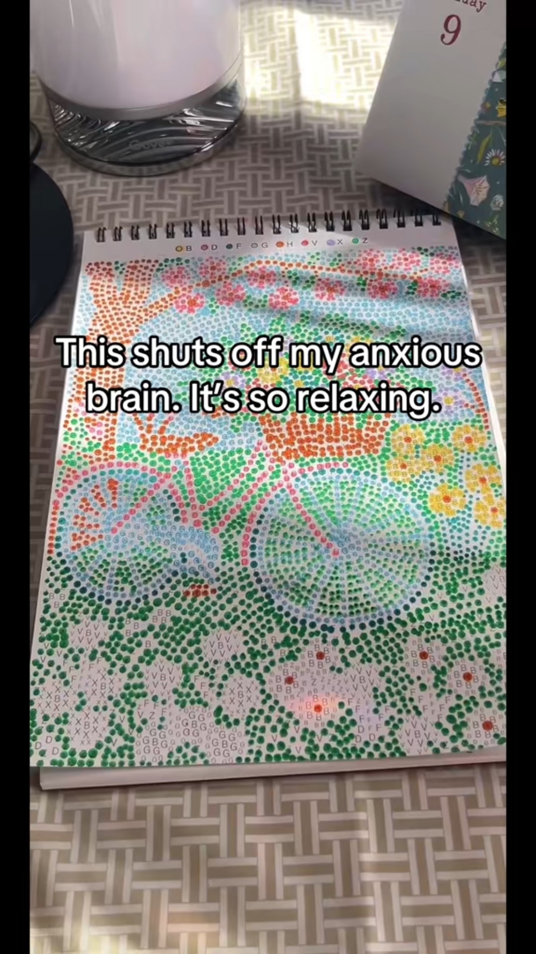 There’s something so relaxing about this meditative art. It shuts off my brain and helps my anxious thoughts. I could get lost doing this for hours. 

#LTKselfcare #LTKFindsUnder50 #LTKstorytime