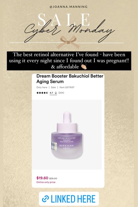 Cyber Monday beauty sale - alternative to retinol , pregnancy skincare 
Gifts for her 
Gift guide 

#LTKbump #LTKCyberweek #LTKGiftGuide