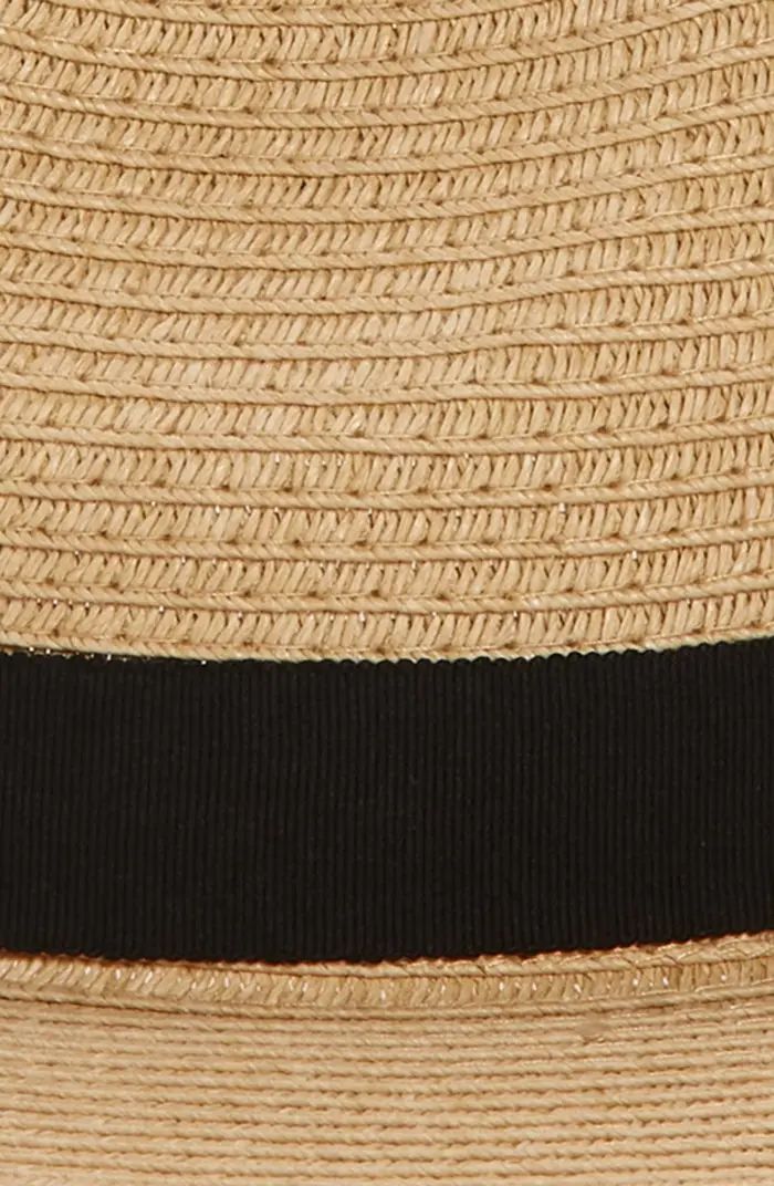 Packable Straw Fedora Hat | Nordstrom