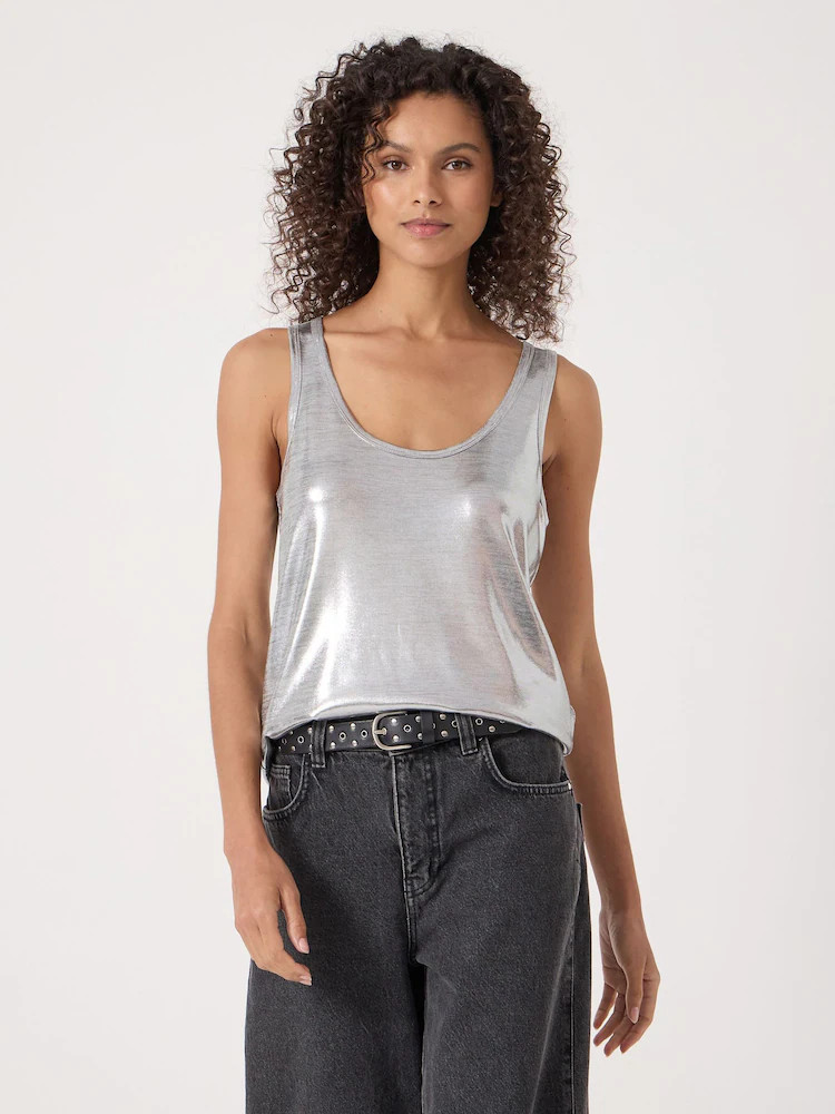 Zilver - Hush Metallic Slub Vest | Next EU