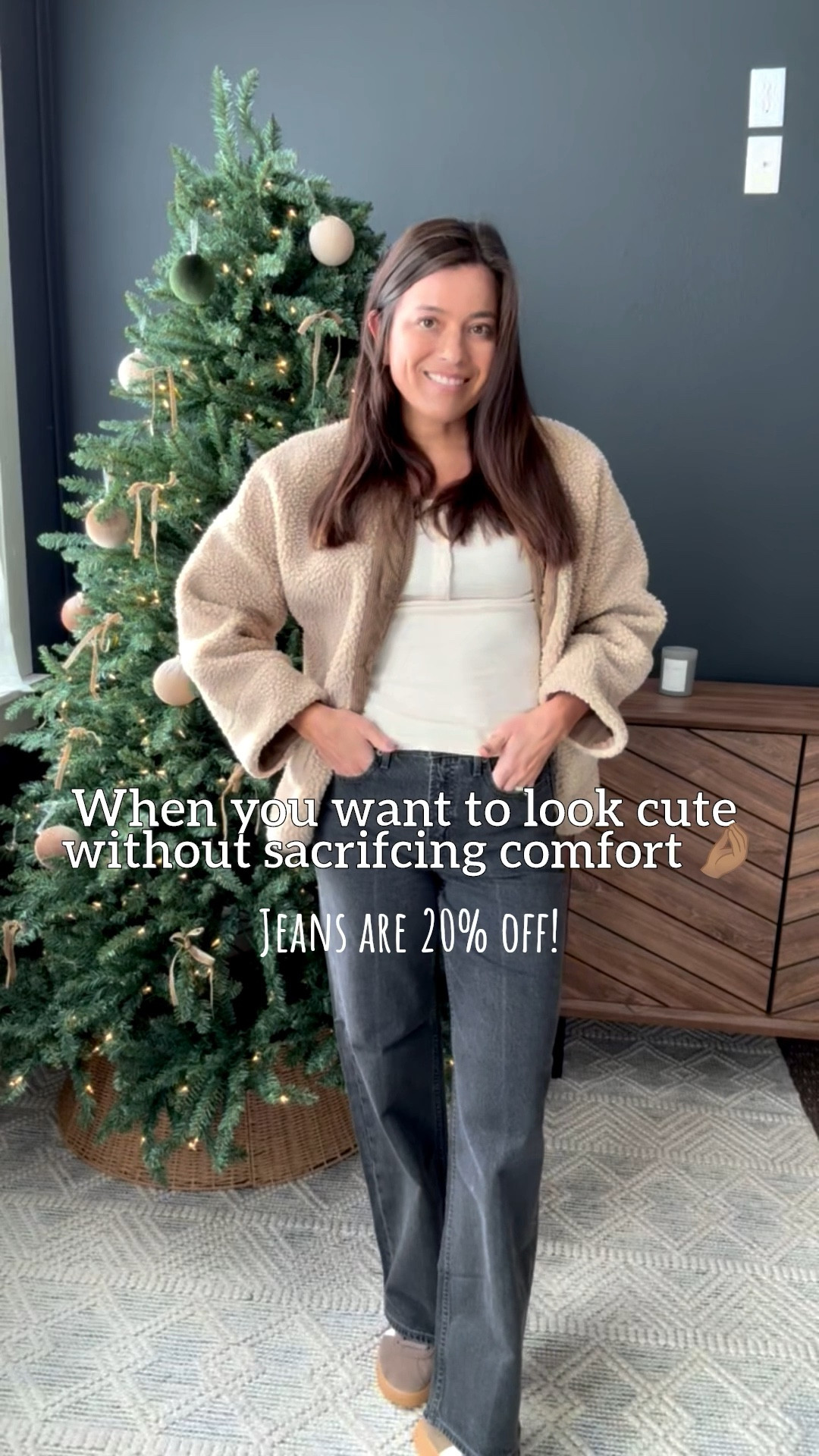 Top- medium
Jeans - if between sizes, go down
Coat - medium TTS
Shoes - I sized down one 

#LTKFindsUnder50 #LTKStyleTip #LTKootd