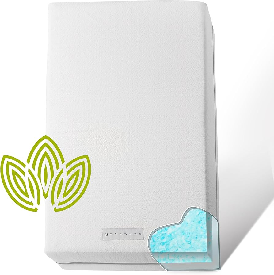 Organic Cotton Dual-Sided Crib Mattress | 2-Stage Premium Memory Foam CertiPUR-US Hypoallergenic ... | Amazon (US)