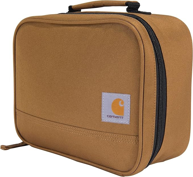 Carhartt Insulated 4-Can Lunch Cooler for Men and Women, Fully Insulated and Water Resistant, Ess... | Amazon (US)