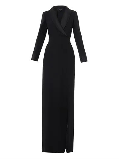 V-neck silk gown | Matches (US)