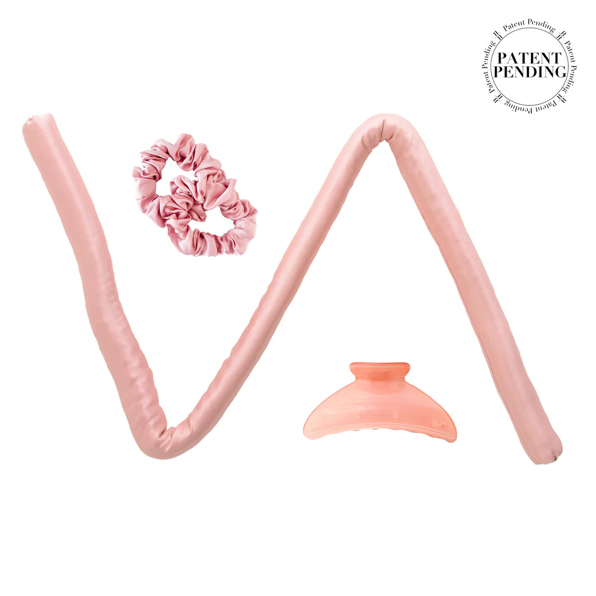 Pink Curling Ribbon Travel Kit | Heatless Hair