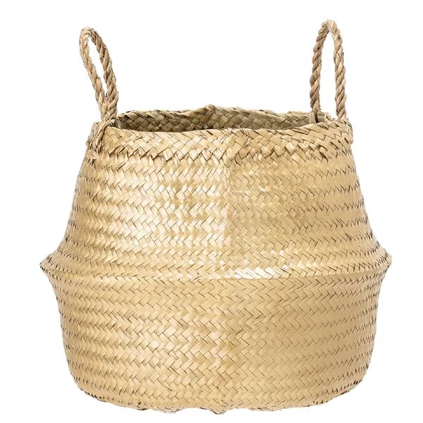 15.75" H x 13.75" W x 13.75" D Small Seagrass Wicker Basket | Wayfair North America