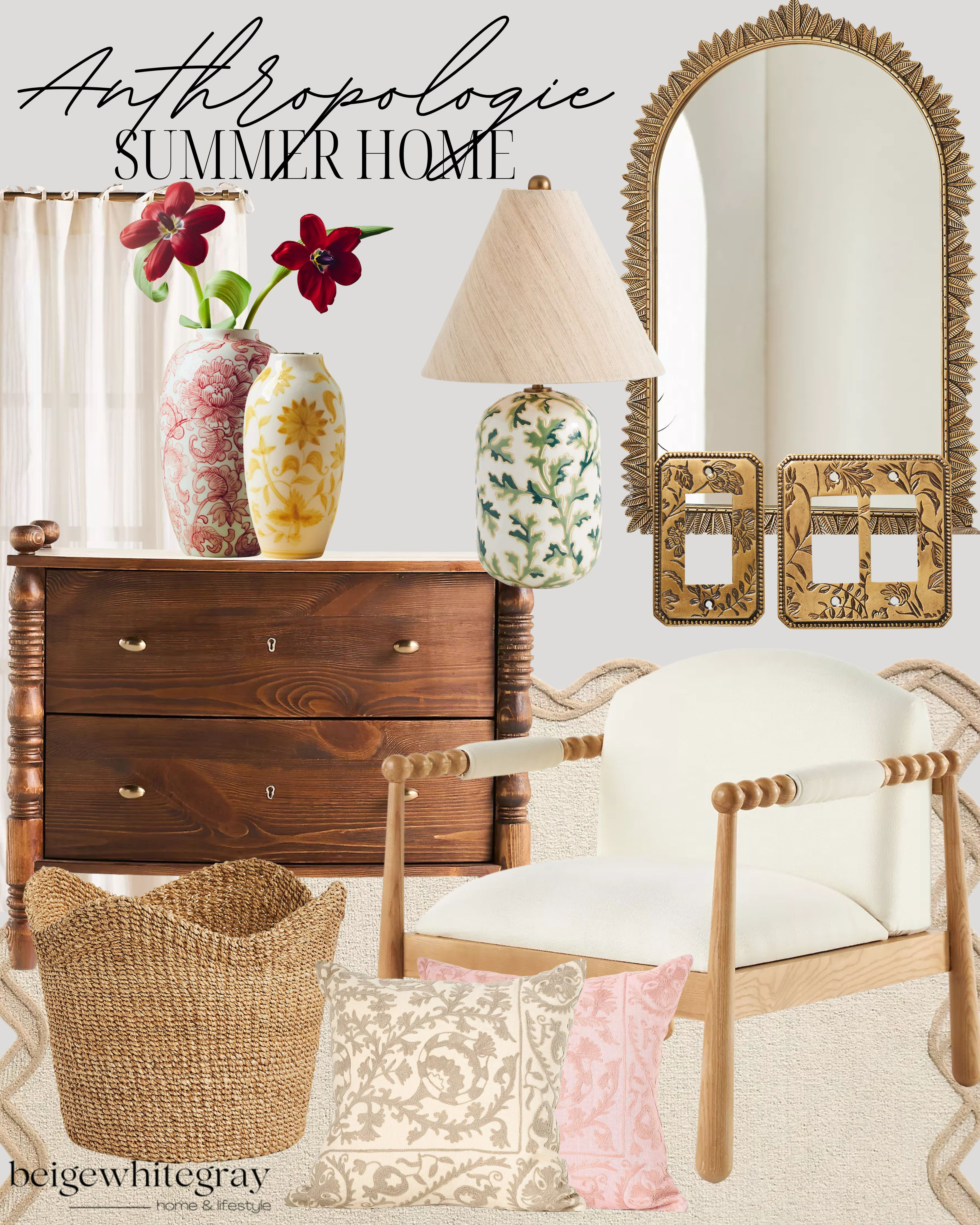 Anthropologie Summer Home!
Anthropologie Home / Summer Home Decor / Summer Greenery / Faux Flower Arrangements / Fluted Vases / Decorative Trays / Light Linen Curtains / Pastel Throw Pillows / Spring Throw Pillows  / Textured Blankets / Woven Baskets / Fresh Floral Wreaths / Spring Greenery / Spring Stems / Ceramic Tableware / Soft Area Rugs / Glass Candle Holders / Rattan Decor Accents / Travertine Decor / Spring Scented Candles / Spring Framed Art /  Floral Art / Lightweight Bedding / Rustic Planters / Terracotta Pots / Seasonal Centerpieces / Minimalist Shelf Decor / Accent Mirrors / Open Weave Storage Baskets / Wood Bead Garlands / Decorative Bowls / Textured Vases / Marble Decorative Boxes / Marble Accents / Neutral Spring / Organic Modern Decor / Brass Candlestick Holders / Marble Decorative Boxes / Linen Accents / Woven Blanket Baskets / Floral Wallpaper / Scalloped Decor / Neutral Home Furniture / Living Room Furniture / Entryway Furniture / Bedroom Furniture / Linen Sofa / Neutral Accent Chairs / White Oak Coffee Table / Arched Cabinets / Fluted Furniture /  

 

#LTKSeasonal #LTKHome #LTKStyleTip