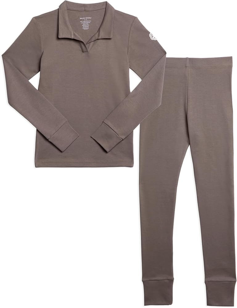Kids Organic Cotton Pajamas Set - 100% Pima Cotton PJ Set - Luxury Longsleeve Pajamas for Kids an... | Amazon (US)