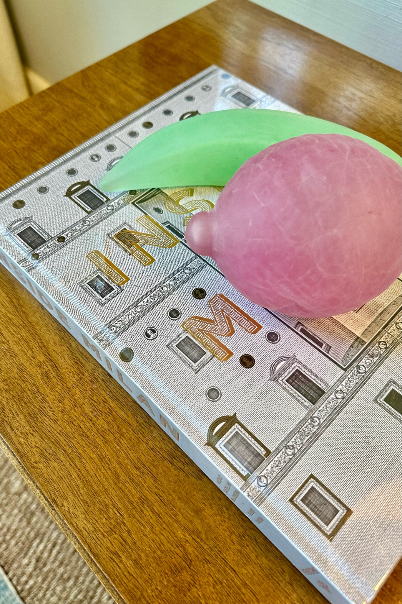 Coffee table books and glass decorative fruit#LTKunder50 #LTKunder100

#LTKhome