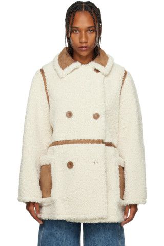 Off-White Chloe Faux-Shearling Jacket | SSENSE