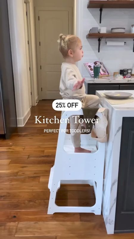 25% off this Kitchen Tower that makes the perfect holiday present for your toddler and your family! Comes in 4 different colors. #toddlergift #toddlertoy

#LTKfamily #LTKCyberWeek #LTKkids