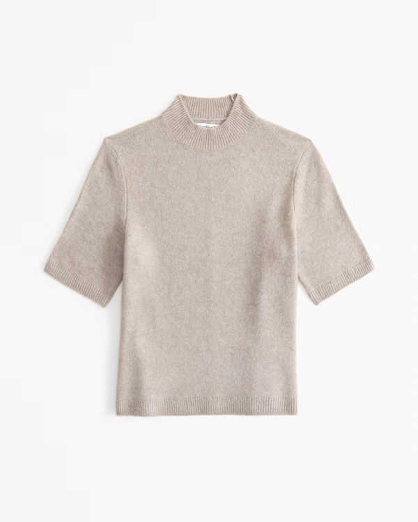 Skimming Mockneck Sweater Tee | Abercrombie & Fitch (US)