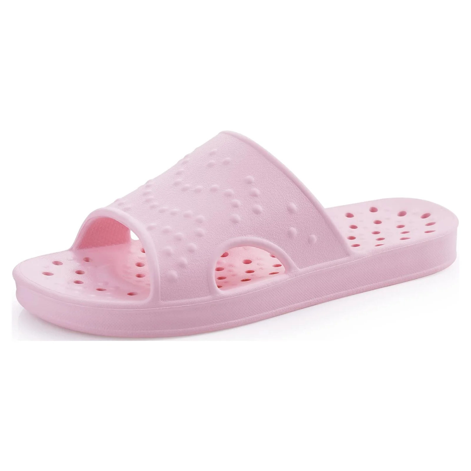 Litfun Shower Shoes for Women Men, Quick Drying Non Slip Bath Slippers, Shower Sandals with Drain... | Walmart (US)