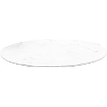 Round Display Tray, Melamine, White Marble, 16" dia | Amazon (US)