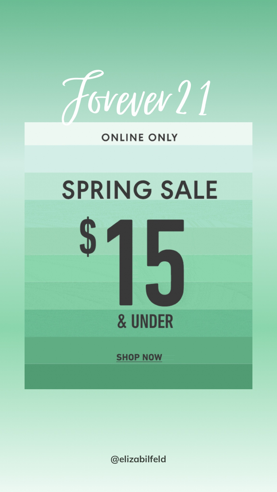 $15 sale at forever 21! 

#LTKsalealert #LTKFind #LTKunder50
