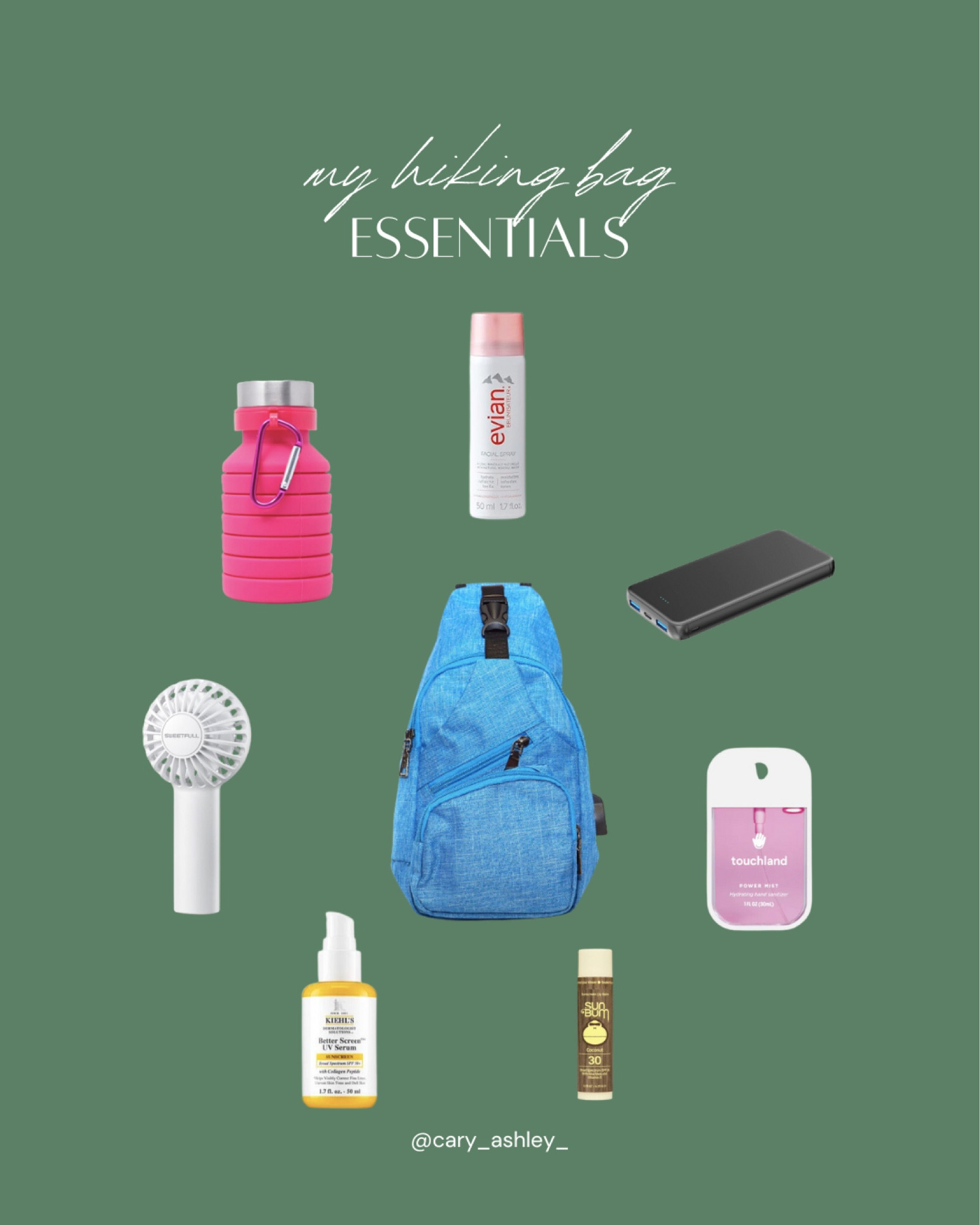 My Hiking Bag Essentials

Hiking Bag, Sunscreen, Water Bottle, Hand Sanitizer, Chapstick

#LTKSeasonal #LTKStyleTip #LTKItBag