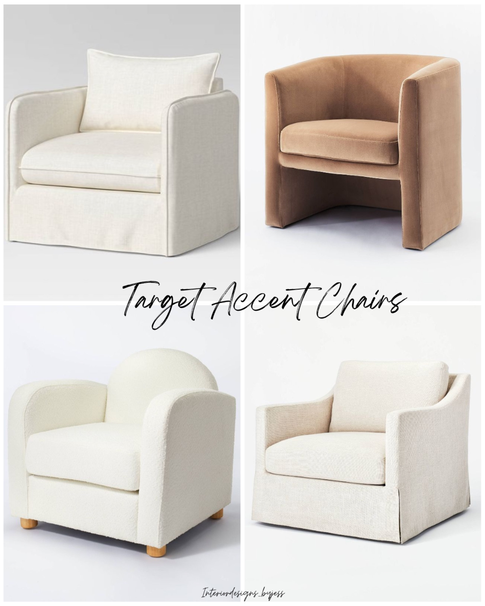 Target accents chairs.
Living room furniture, bedroom, bedroom furniture, target studio McGee, threshold target, swivel chair, barrel chair, living room chair 

#LTKhome #LTKstyletip #LTKFind