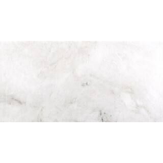 Kalta Bianco 12 in. x 24 in. Marble Floor and Wall Tile (10.01 sq. ft. / case) | The Home Depot