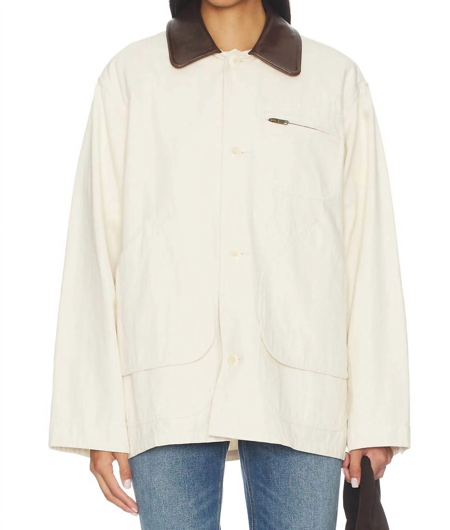 Barn Jacket In Natural | Shop Simon
