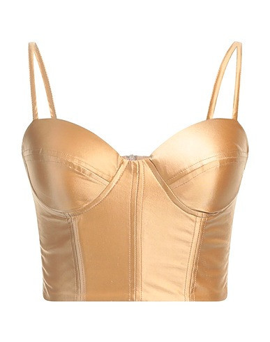 VALERIA MAZZA  | Gold Women‘s Top  | YOOX | YOOX (US)