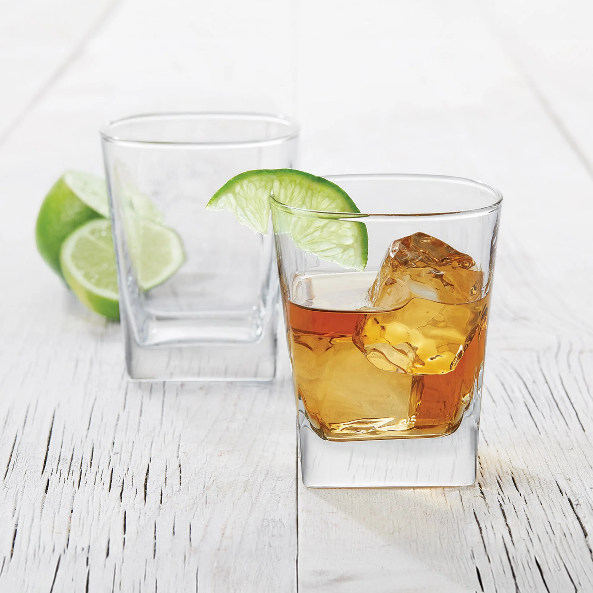 Better Homes & Gardens 4-Piece Clear Drinkware Glasses | Walmart (US)