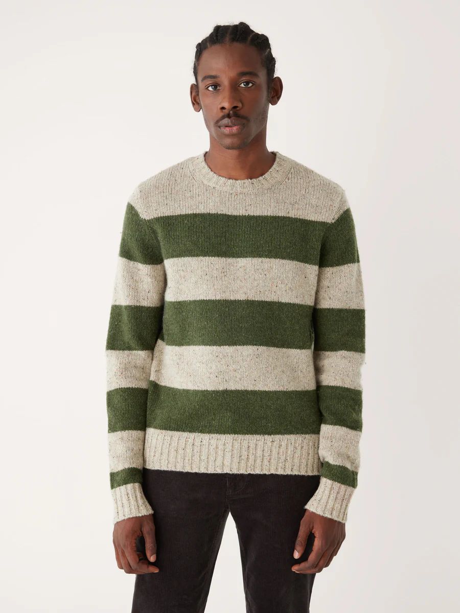 The Lambswool Crewneck Sweater in Forest Green | Frank And Oak