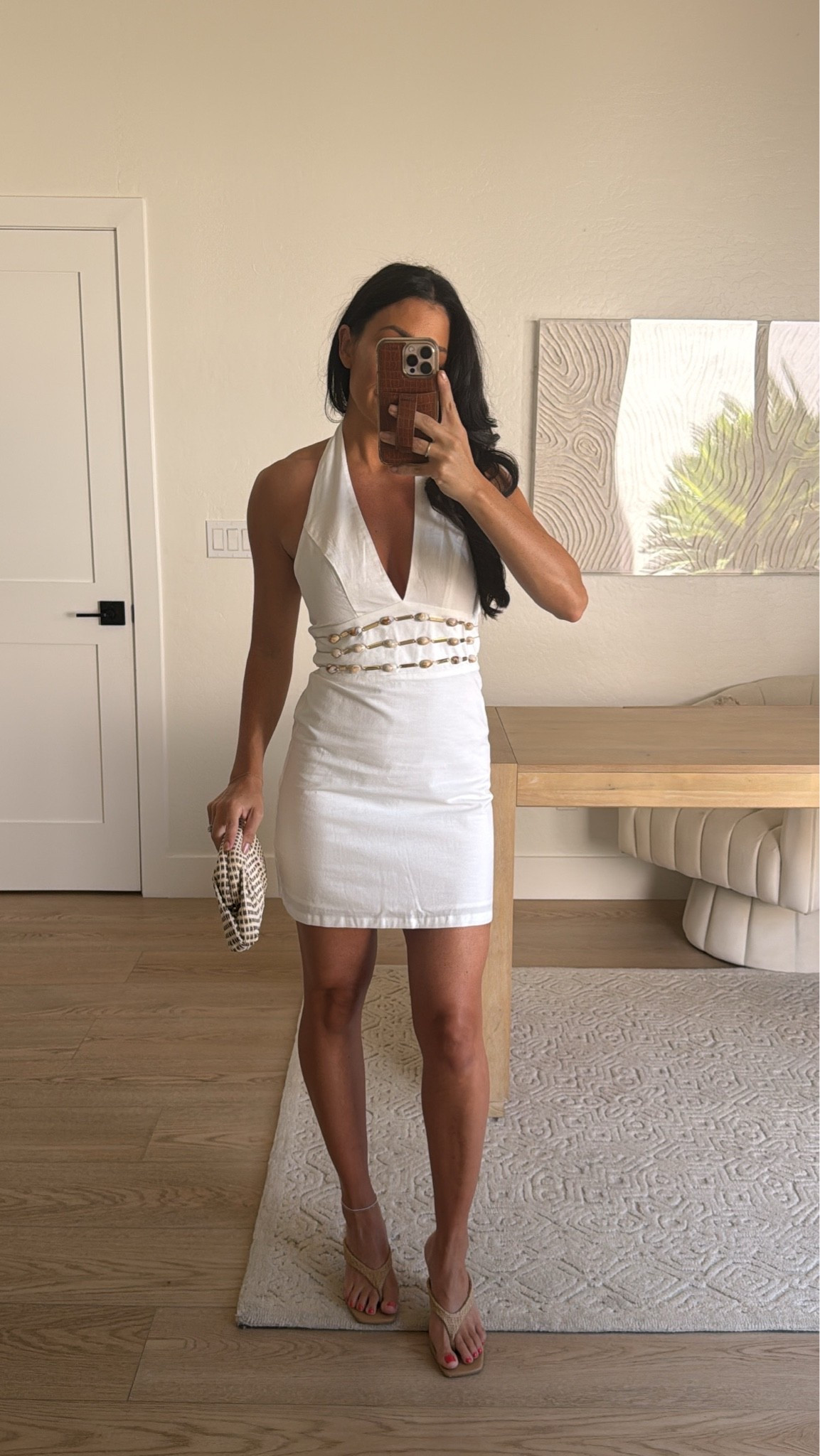Halter linen dress with pretty shell detail! I am in a size XS 

White dress
Bridal dress
Destination wedding

#LTKootd #LTKSeasonal #LTKWedding