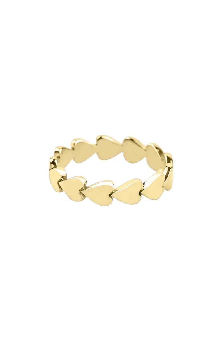 Tiny Tags Perfectly Imperfect Heart Band Ring | Nordstrom | Nordstrom