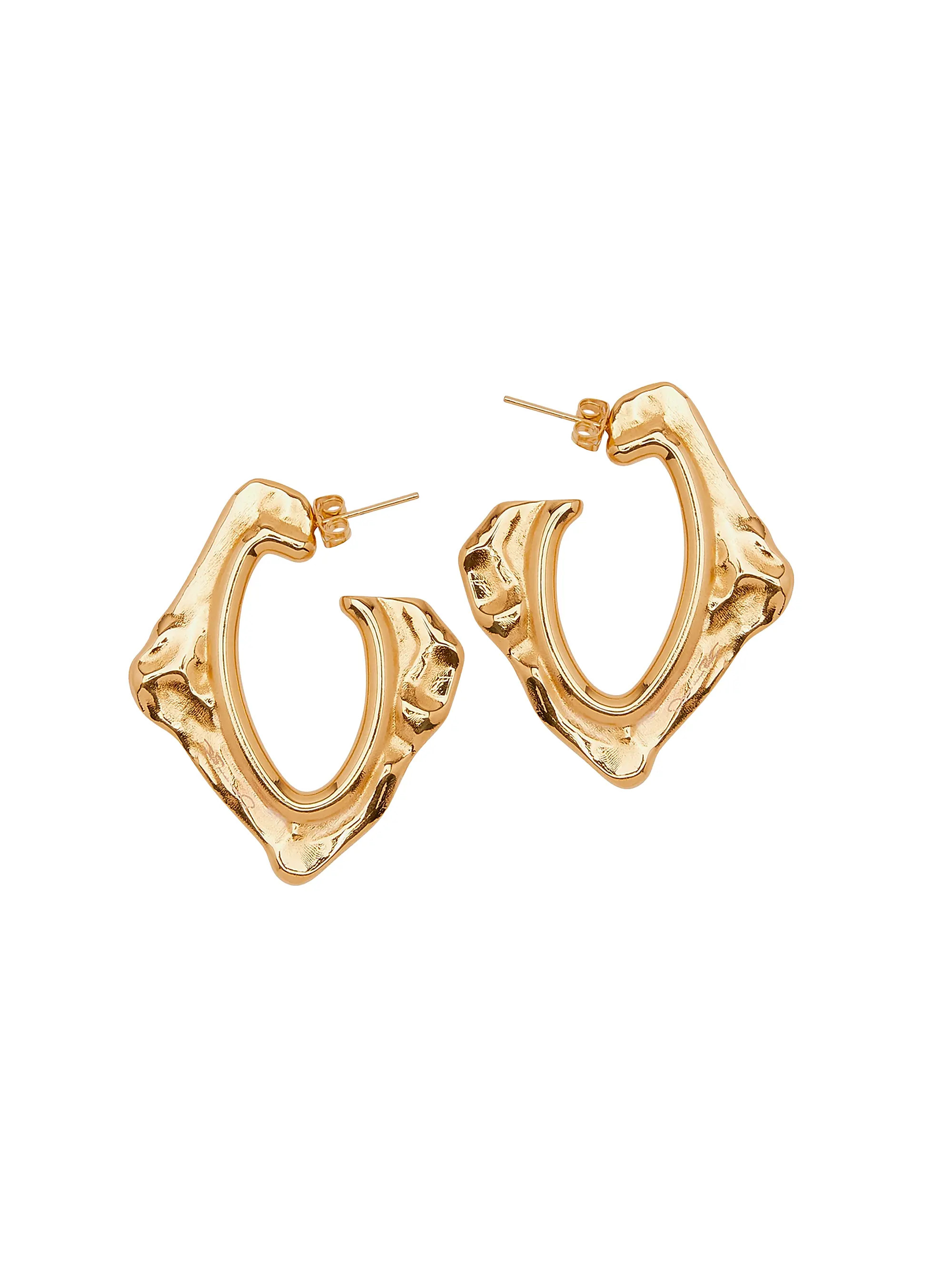 Abstract O Goldtone Earrings | Saks Fifth Avenue