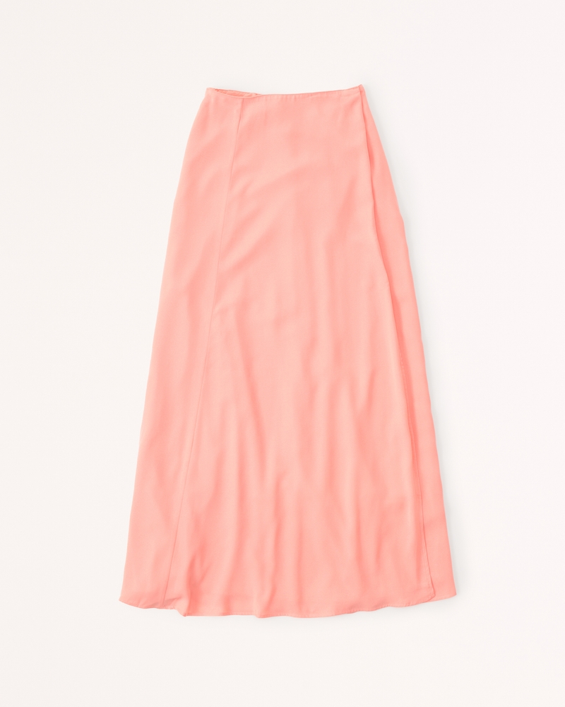Elevated Flowy Maxi Skirt | Abercrombie & Fitch (US)