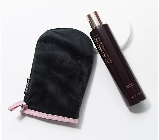 Josie Maran Super-Size Argan Self-Tanning Oil with Mitt | QVC