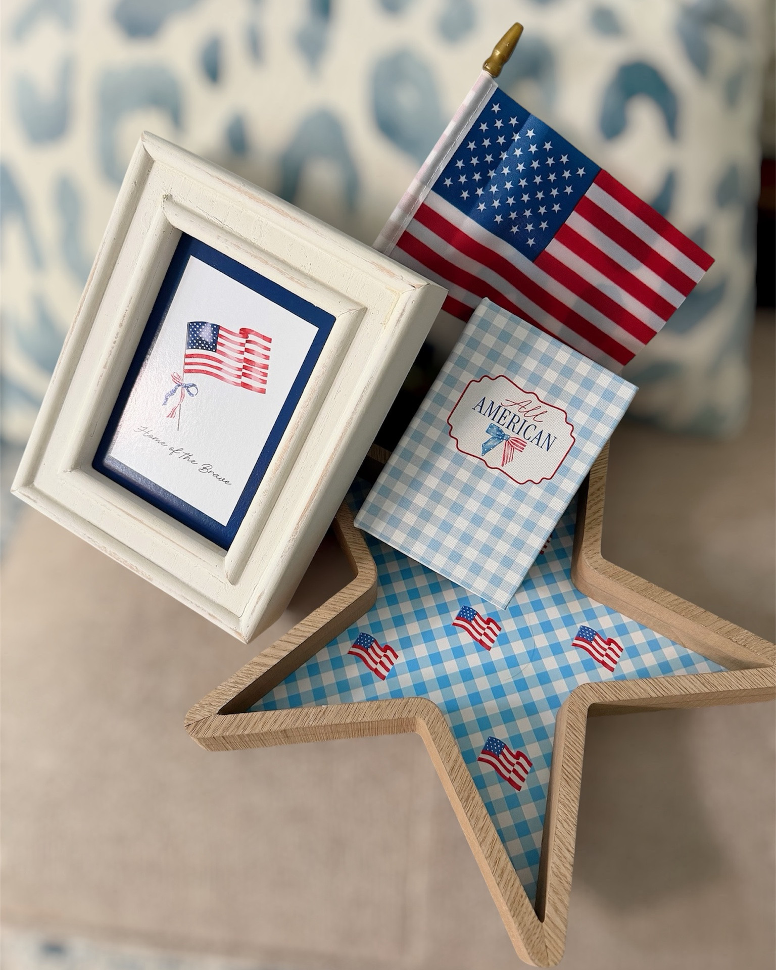 Preppy Patriotic Decor & Americana Outfit Finds 🇺🇸✨

All the red, white & blue details I’m loving lately 🇺🇸💙 From the cutest Americana outfit to charming patriotic decor finds, these pieces are perfect for summer hosting, Memorial Day, and the 4th of July. Loving the sailboat sweater, fireworks print skirt, striped lobster sandals, and the sweetest gingham star tray + tabletop decor pieces ❤️✨

Patriotic outfit, Americana style, preppy summer outfit, patriotic decor, red white and blue decor, 4th of July outfit, coastal grandmother style, summer hosting decor, gingham decor, Americana home decor, Lilly Pulitzer style, patriotic sandals, sailboat sweater, fireworks skirt, summer tablescape ideas 🇺🇸

#LTKSeasonal #LTKHome #LTKmomlife