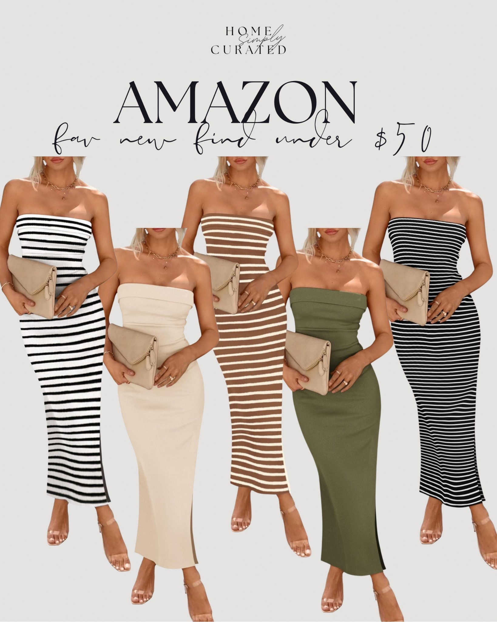 New find from Amazon! I ordered this green with wide white stripes and like it so much that I ordered the center brown and white stripe too! Every color is under $50 with some under $40! Click on the dress linked to see ALL the colors! 

Amazon fashion find, Amazon dress 

#LTKSaleAlert #LTKStyleTip #LTKFindsUnder50