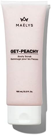 MAËLYS Cosmetics GET-PEACHY Booty Scrub - Smoothening, Brightening Bikini Butt Exfoliator for Bumps  | Amazon (US)