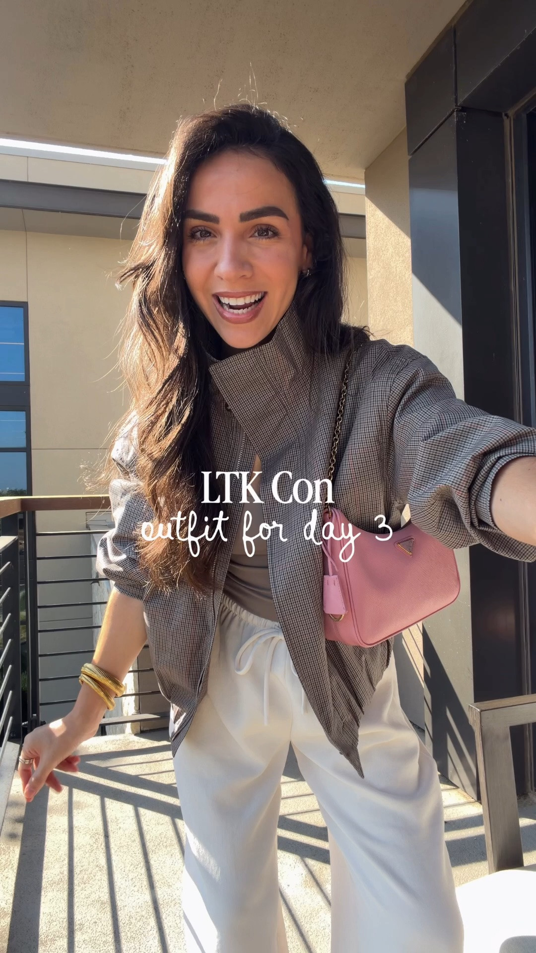 Size 2XS in the jacket, and size XS in balloon pants and tank!

#LTKCon #LTKootd #LTKstorytime