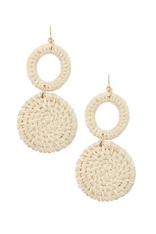 Tiered Wicker Drop Earrings | Forever 21 (US)