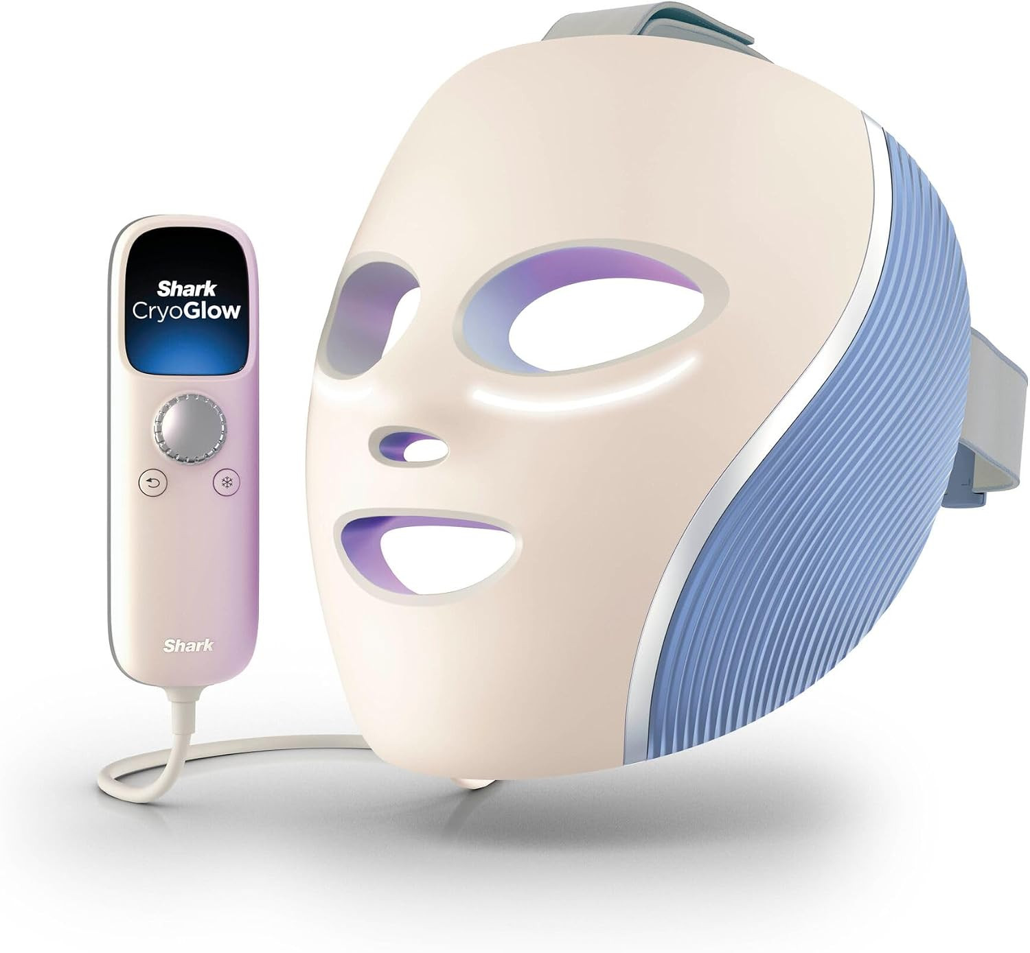 Shark CryoGlow LED Face Mask with Under-Eye Cooling, Anti-Ageing | Amazon (UK)