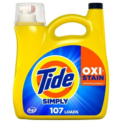 Tide Simply Oxi Liquid Laundry Detergent - 151 fl oz | Target