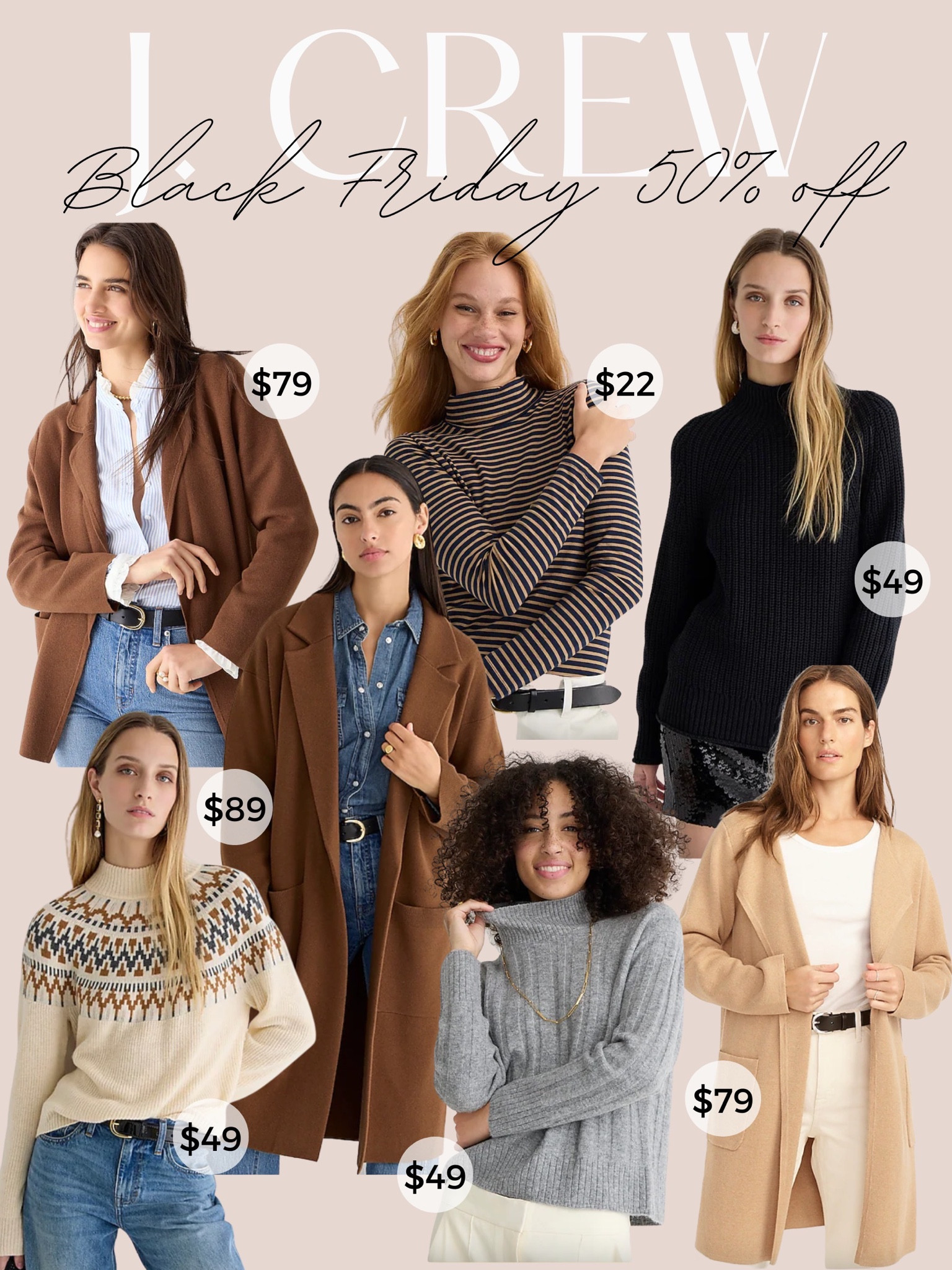 J. Crew Black Friday Sale - J. Crew Sale - Black Friday Sale - J. Crew Favorites - J. Crew Sweaters - J. Crew Coats - Black Friday Shopping 

#LTKSeasonal #LTKsalealert #LTKCyberweek