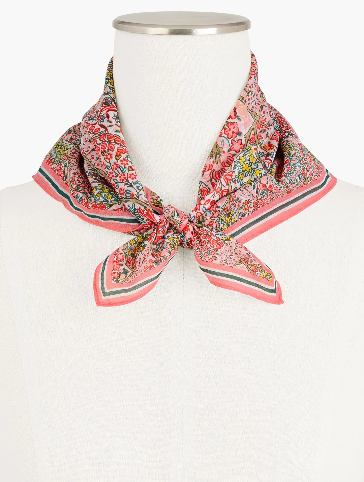 Branching Floral Neckerchief | Talbots