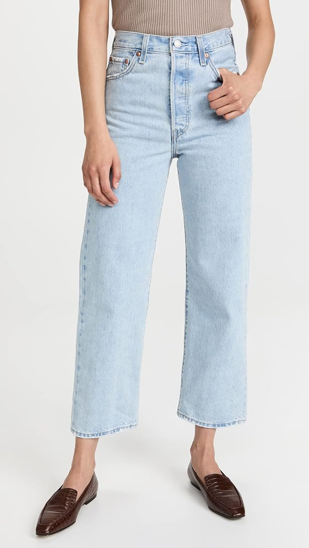 Levi's Women's Premium Ribcage Straight Ankle Jeans | Amazon (US)