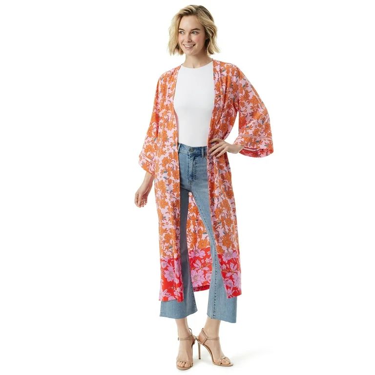 Jessica Simpson Women's and Women's Plus Kimono - Walmart.com | Walmart (US)