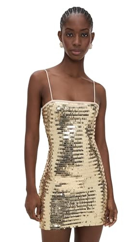 Runaway the Label Women's Kerrie Sequin Mini Dress, Gold, XL | Amazon (US)