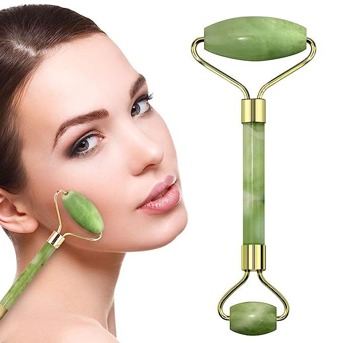 Ocim Jade Roller,Anti-aging 100% Natural Facial Jade Stone for Face and Eyes Massager-Rejuvenate ... | Amazon (US)