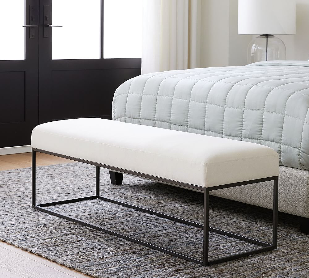 Millie Upholstered Bench | Pottery Barn (US)