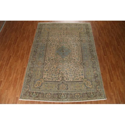 One-of-a-Kind Rezwana Hand-Knotted 1970S 8'3'' X 11'7'' Wool Area Rug in Brown | Wayfair North America